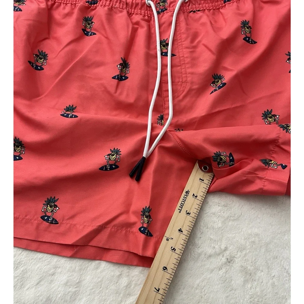 American Eagle Swim Trunks XL Pink Pineapple Surf Board Shorts Men